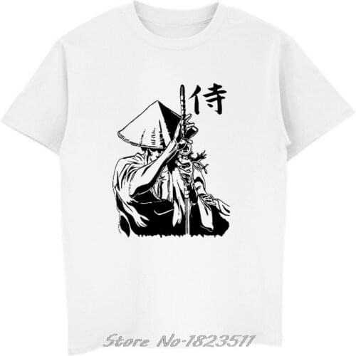 Summer Fashion Japanese Armored Samurai Printed T Shirt Men Harajuku Casual T-Shirt Short Sleeve Tshirt Hipster Cool Tops