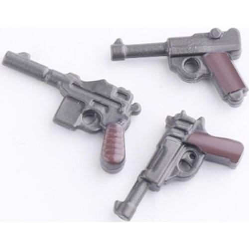 5/10 Pcs Mix Color Military Weapon Pack Gun Moc Building Blocks Soldier Accessories Bricks Toys Compatible Army Figure X514