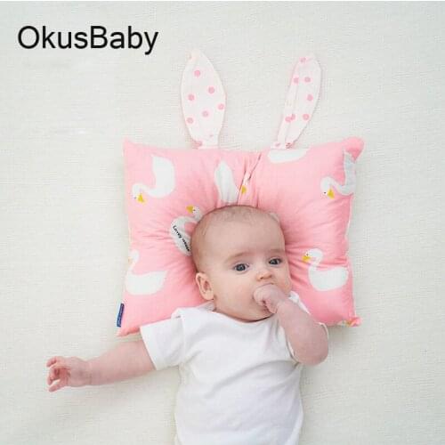Nordic Rabbit Ears Design Baby Kids Adjustable Head Support Head Fixed Sleeping Pillow Neck Protection Safety Soft Headrest