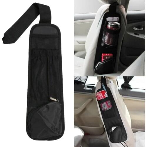 Car Seat Organizer Storage Bag For Stowing Tidying Auto Seat Side Bag Hanging Pocket Bags Nylon Sundries Holder car-styling