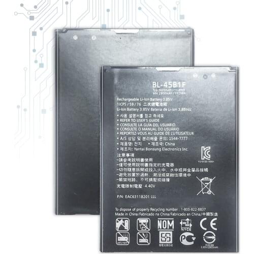 Perfine V10 Battery 3000mAh for LG V10 H910 VS990 BL-45B1F for LG V10 Battery For Stylo 2 K540 LS775 MS550 K550
