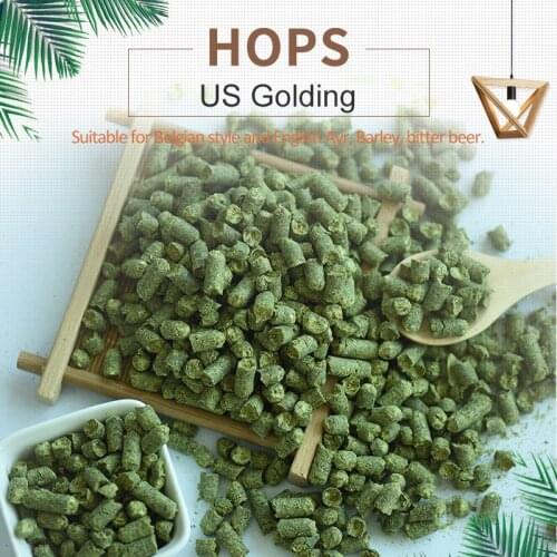 Brewing beer accessories hops US Golding Suitable for Belgian style and English Ayr, Barley, bitter beer. Home-brewed 50g/100g