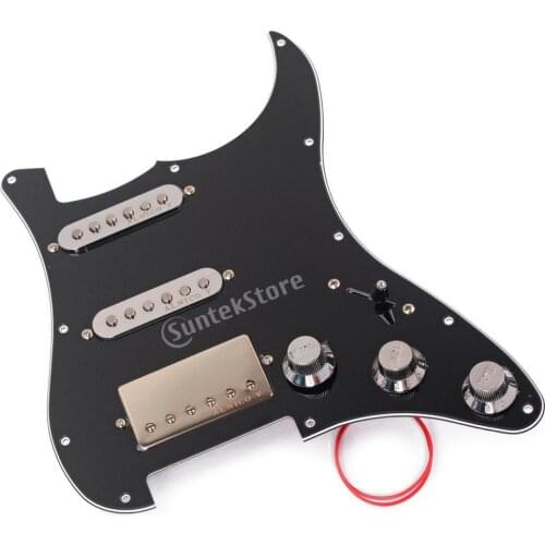 Prewired Pickguard SSH Alnico 5 Humbucker for Fender ST SG Electric Guitar