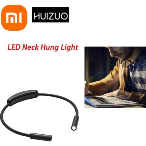 Xiaomi HUIZUO LED Neck Hung Light Hands-Free Rechargeable Night Reading Lamp 2 Levels Brightness Book Light USB Charging