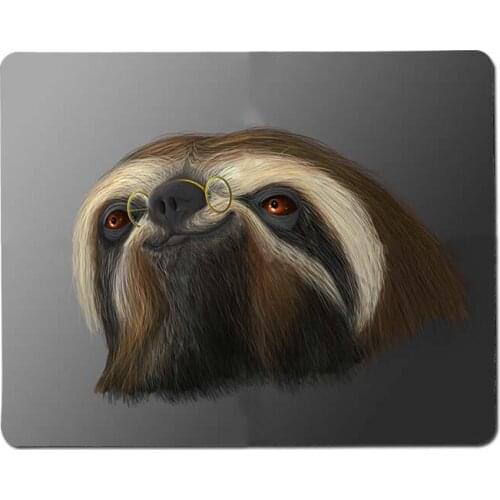 High quality cute sloth gaming small social mousepad Dota2 CS durable non-slip small size mouse pad hot sale