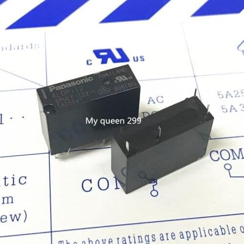 100PCS/lot Signal relay ALDP112W ALDP112 DC12V 5A 4pin A group of normally open