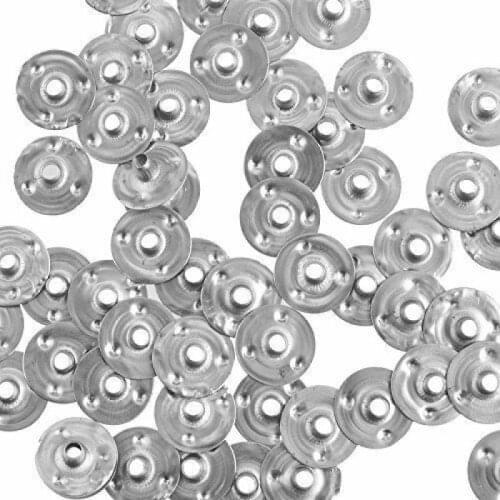100PCS Candle Wick Metal Sustainer 12mm Durable Tabs Pack of