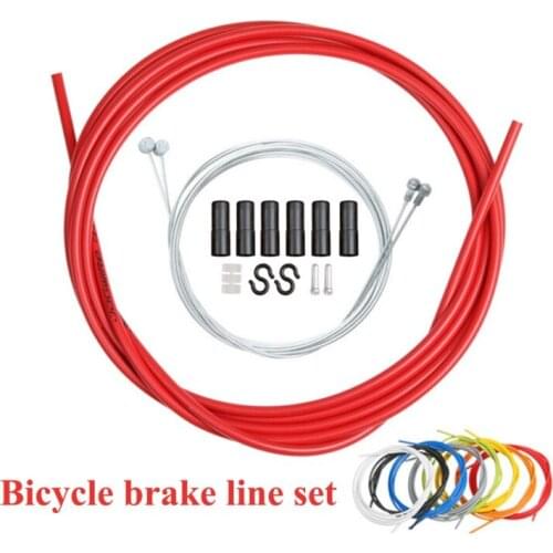 2m Bicycle Brake Cables Shift Cable Wire For Bicycle MTB Road Bike Shifters Derailleur Brake Cable Line Pipe Set