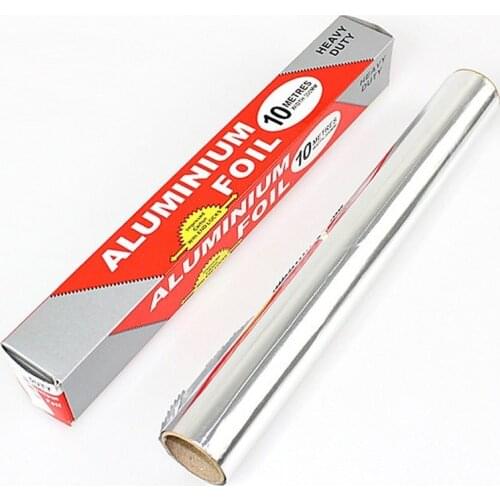 5M Tin Foil Paper Food Pack Cook Baking BBQ Grill Silver Baking Tinfoil Paper Sheet Roll Barbecue Cooking Kitchen Accessories