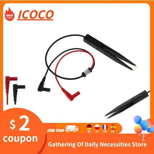 ANENG SMD Inductor Test Clip Meter Probe Tweezers LCR test pen For Resistor Multimeter Capacitor Test Clip Multimeter Probe