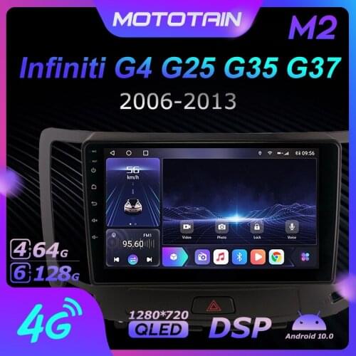 Ownice 6G+128G Android 10.0 Car Radio For Infiniti G4 G25 G35 G37 2006 - 2013 Multimedia Player Video Audio 4G LTE GPS Navi