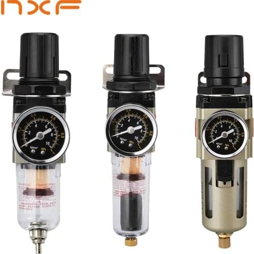 AW2000-02 1/4 SMC Type Air Filter Pressure Regulating Regulator Trap Oil Water Separator Source Processor for Compressor