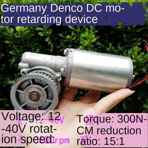Used) DC12V-40V 3500 Rpm High Torque 3 Nm DC Permanent Magnet Gear Motor Worm Gear Motor