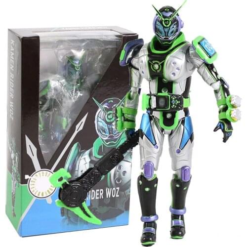 Bandai 14.5cm Masked Rider Kamen Rider Zi-O Woz Joint Beweegbare Model Japanse Anime Karakter Speelgoed Kind Verjaardagscadeau