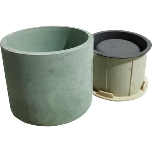 DIY Concrete Molds For Pot Round Flower Pot Molds Cement Planter Molds Flowerpot Mold Plastic Silicone Molds Succulent Flowerpot
