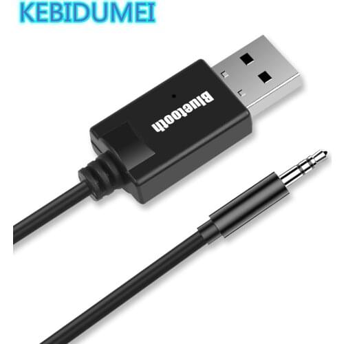 KEBIDUMEI 4.2 Bluetooth Adapter USB Wireld Bluetooth Transmitter Receiver Music Audio for PC TV Car Hands-free Speaker Headphone