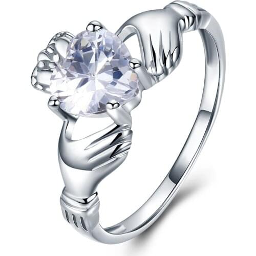 CTR4 Ring Fashion Wedding Jewelry Female Engagement Ring Female Crystal Crown