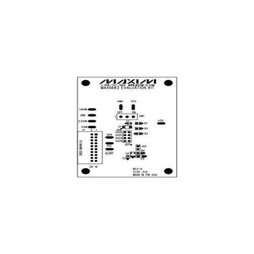 MAX6683EVCMODU Temperature Sensor Development Tools Eval System/Kit MAX6683 (Temperature Sensor and System Monitor in a10-Pin MA