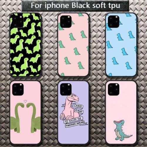 Cute dinosaur Phone Case for iPhone 8 7 6 6S Plus X 5S SE 2020 XR 11 12 Pro mini pro XS MAX