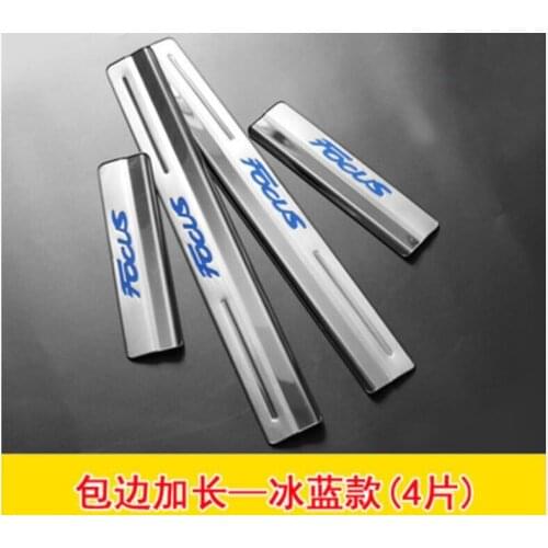 Welcome pedal retrofit threshold bar stainless steel For Ford Focus 2012-2018 trim bar Car Styling