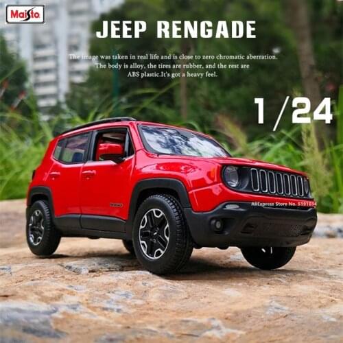 Maisto 1:24 Hot style JEEP RENGADE simulation alloy car model simulation car decoration collection gift toy birthday present