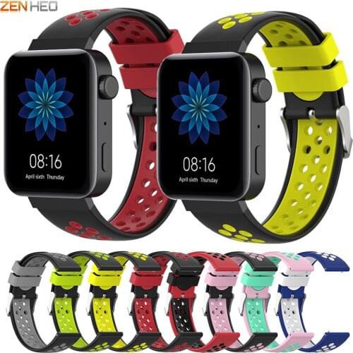 18mm Silicone Strap for Xiaomi Mi Smart Watch Replacement Watchband for Xiaomi Watch Band