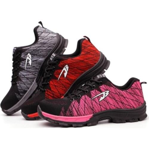 Steel Toecap Women Men Work & Safety Boots Steel Mid Sole Impact Resistant Soft Male Shoes Fashion Casual Shoes Men Safety Boots