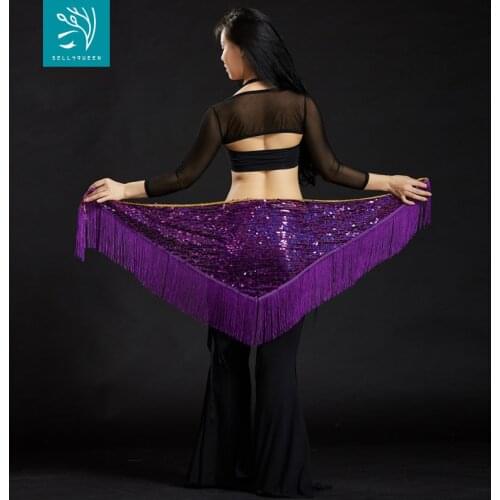 Triangle scarf shawl belly dance costumes belly dancing belly dance hip scarf mermaid hip wipes waist chain