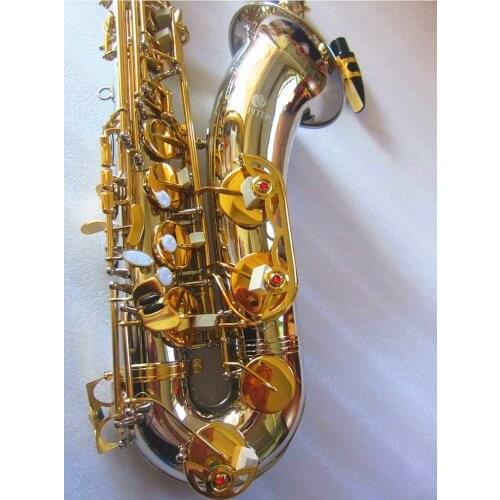 JUPITER Tenor Saxophone Silver nickel plating Gold Keys Sax Tenor Mouthpiece Ligature Reeds Neck Musical Instrument Accessories