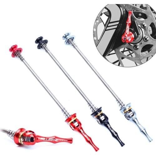 1 Pair Mountain Road Bike Cycling Bicycle Wheel Hub QR Quick Release Skewer Titanium Alloy Axle Front & Rear Set