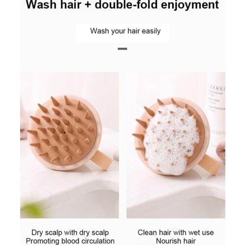 1pcs Multifunctional Handheld Massage Brush Head Body Scalp Comb Head Massager New