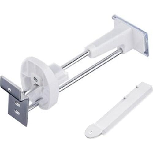 100 Pieces/Lot) White Stainless Steel 7 Inch Length Suit For Slatwall Magnet Key Unlock Mobile Shop Security Display Hook