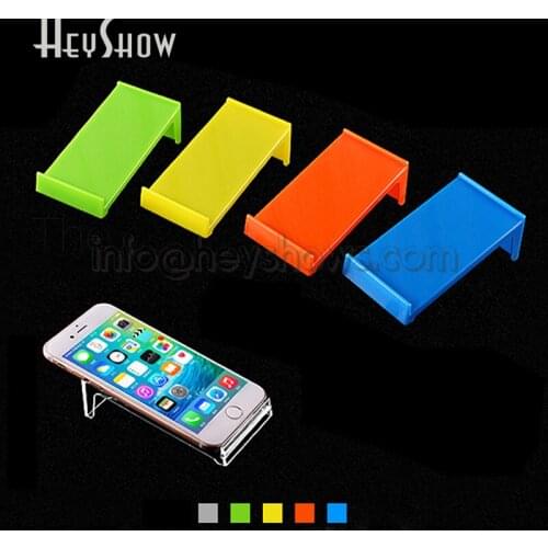 10x Mobile Phone Display Stand Apple Phone Holder Smart Andriod Phone Colorful Rack For Retail Store Exhibition