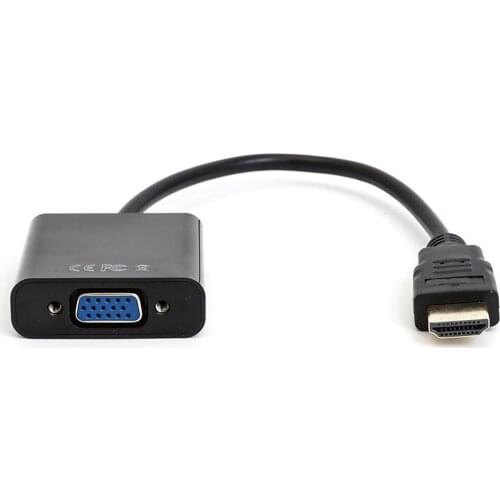 1080P HDMI-compatible to VGA Adapter Digital to Analog Converter Cable For Xbox PS4 PC Laptop TV Box to Projector Displayer HDTV