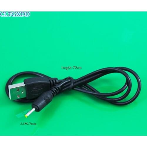 Cltgxdd DC Power Adapter Plug USB Convert To 2.5*0.7mm/DC 2.5*0.7 black Jack With Cord Connector Cable