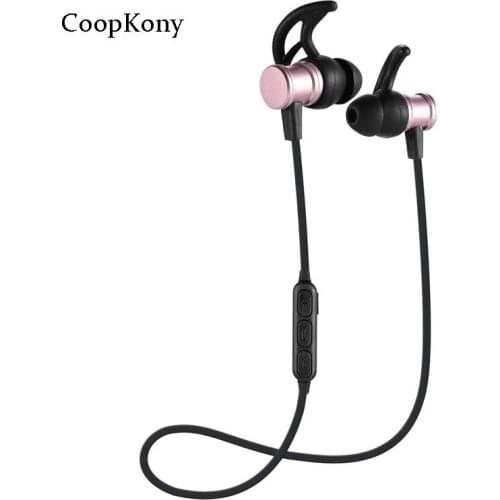 Coopkony Bluetooth Earphone With Mic. HIFI Wireless Earphones Sport Stereo Bass Bluetooth Headset For iPhone Xiaomi Earphone