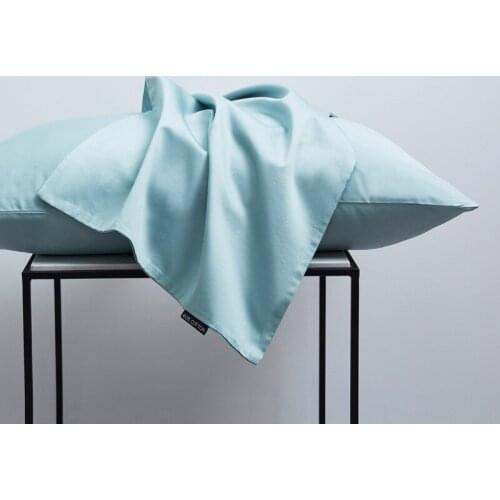 2 pcs pillowcase Home bedding luxury 60S soft Egyptian long staple cotton sateen pillowcase solid color pillow case