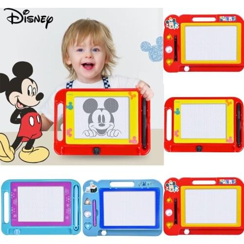 Disney Mickey Toy For Children Kid Color Magnetic Writing Painting Drawing Graffiti Board Toy Frozen Preschool Tool Drawing Toys
