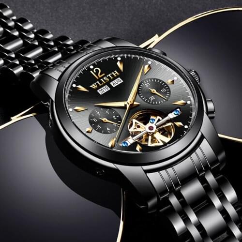 Mens Watches Top Brand Luxury Automatic Mechanical Luxury Watch Men Sports Wristwatch Male Reloj Hombre Tourbillon Montre Homme