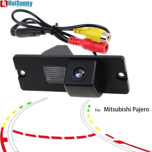 HaiSunny New Parking Assistance Intelligent Dynamic Trajectory Tracks Car Rear View Vehicle Camera For Mitsubishi Pajero V3 V93