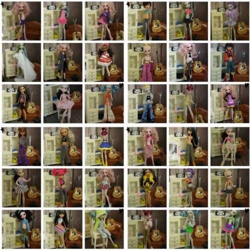 Quality Monstering High Doll Dressing Soft Casual Wear Handmade Clothes Outfit Doll Clothing Set Girl Playing House Toys series7