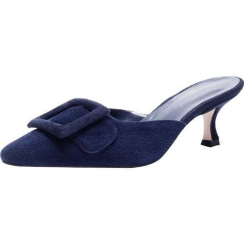 Kmeioo Womens High-heeled Shoes