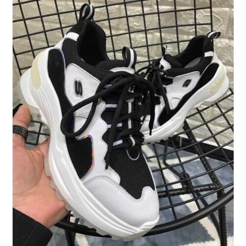 2019 The New Listing Ladies Sneakers Casual Fashion Comfortably breathable Genuine Leather Outdoor Jogging Woman Brand
