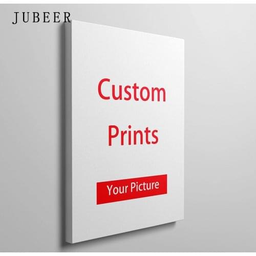 Custom Print Canvas Painting From Your Photo Poster Picture Family Photo Printing with Frame Ready To Hang Wall Art Home Decor