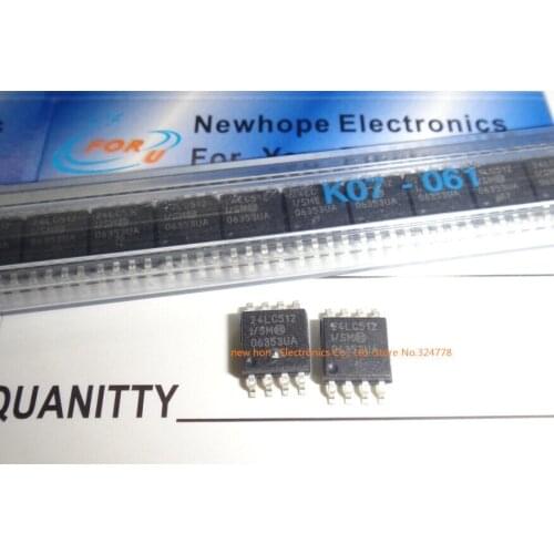 New hope 24LC512-I/SM 24LC512T-I/SM 24LC512 SOP8 originai