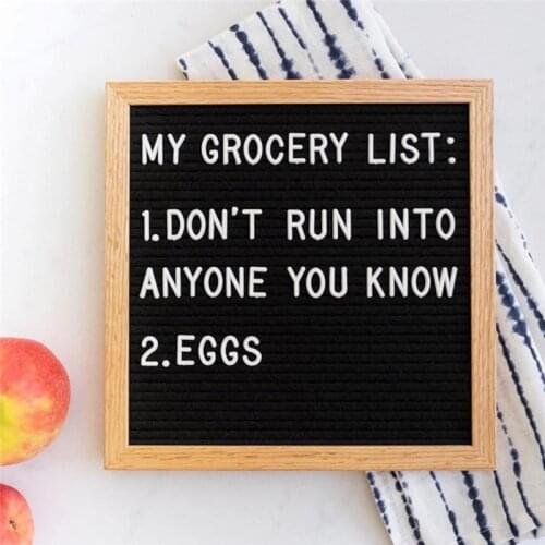 New 12*18 Inch Bar Home Letter Board Sign Message Board 340 Pcs Letters Symbols Numbers Kids Fun Learning Decorative Boards PO3