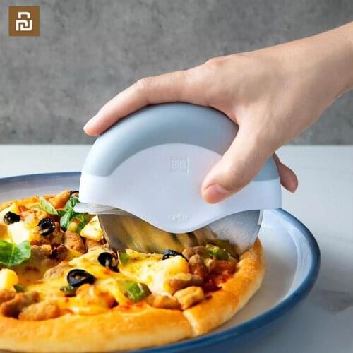 HUOHOU Pizza Cutter Stainless Steel Cake Knife Pizza Wheels knife Removable Kitchen Baking Tools For Pizza Pies Waffles