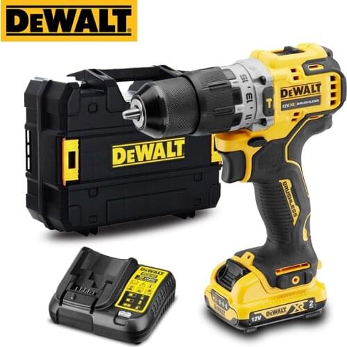 DEWALT Original 12V DCD706D2 Electric Screwdriver DIY Driver Variable Speed Dewalt Impact Cordless Drill Brushless Power Tools