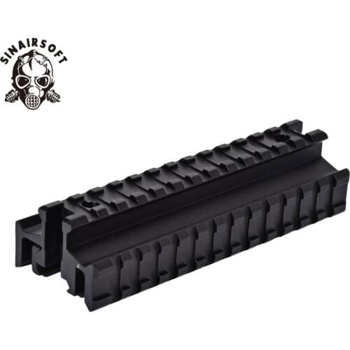 SIANIRSOFT Deluxe See-Thru Riser with Picatinny Tri-Rail Mount and STANAG Dimension MNT-995TR