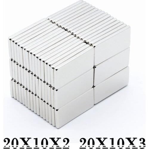 Neodymium Magnet Bar Samll Rectangle Magnets Super Strong Powerful Permanent Rare Earth Magnets Imanes Magnetic Strip Square